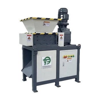 DMInteract DMFTS-400 4Kw Mini Double Shaft Plastic / Wood / Rubber / Paper / Metal Garbage Scrap Recycling Shredder